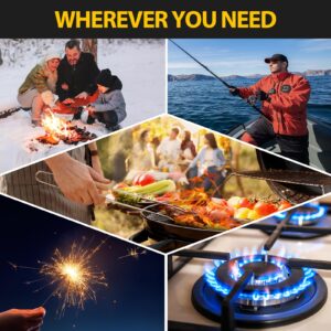 Electric Lighters Waterproof Gifts for Men: 360 Flexible USB Plasma Arc Camping Lighter - Christmas Stocking Stuffers for Adults Him Dad Husband Birthday Flameless Outdoor Grill Hunting Survival Gear