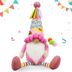 Happy Birthday Gifts for Women, Funny Happy Birthday Gnomes Gifts for Women Best Friends Mom Mother Wife Grandma Daughter Her Girl Sister Happy Birthday Gift Ideas Birthday Decor Birthday Decorations