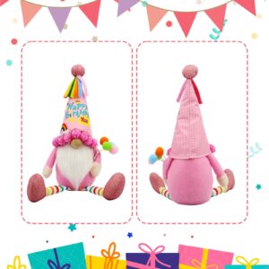 Happy Birthday Gifts for Women, Funny Happy Birthday Gnomes Gifts for Women Best Friends Mom Mother Wife Grandma Daughter Her Girl Sister Happy Birthday Gift Ideas Birthday Decor Birthday Decorations