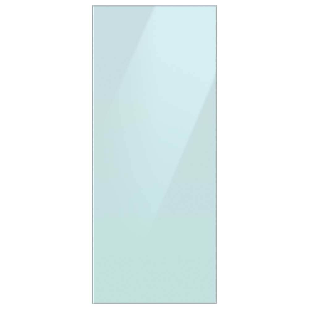 SAMSUNG Morning Blue Glass BESPOKE 3-Door French Door Refrigerator Top Panel