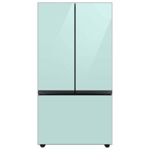 SAMSUNG Morning Blue Glass BESPOKE 3-Door French Door Refrigerator Top Panel