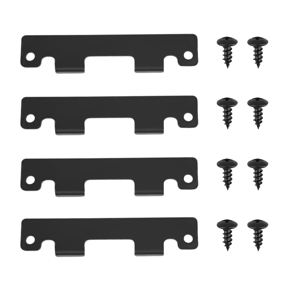 Automkt Gate Tailgate Hinge Plates and Screws YAM-TAILG-at-HP Fits for Yamaha Rhino 2006-2009 450 YXR450F 2004-2007 660 YXR660F 2008-2013 700 YXR700F