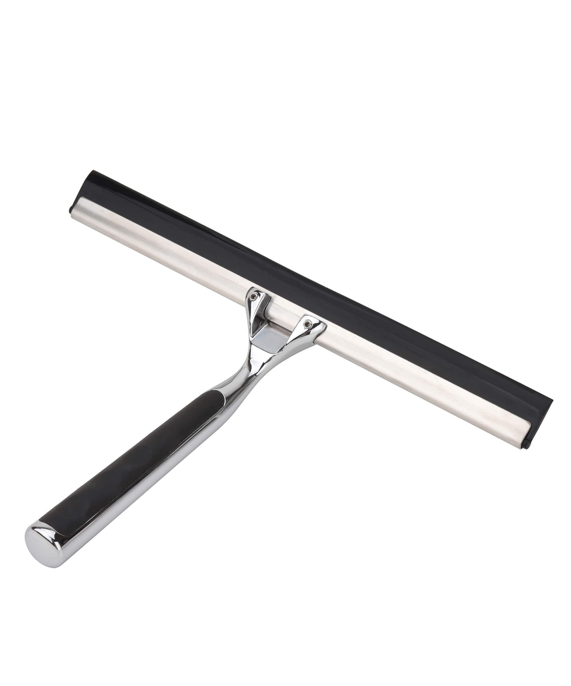 Adjaso All Purpose Stainless Steel Squeegee for Glass Shower Doors, Car Window, Home Mirrors, Bathroom Cleaner Wiper