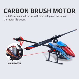 GoolRC RC Helicopter, WLtoys XK K200 Remote Control Helicopter, 2.4GHz 4 Channel RC Aircraft with 6-Axis Gyro, Optical Flow Positioning, Altitude Hold, One Key Take Off/Landing, Easy to Fly for Adults