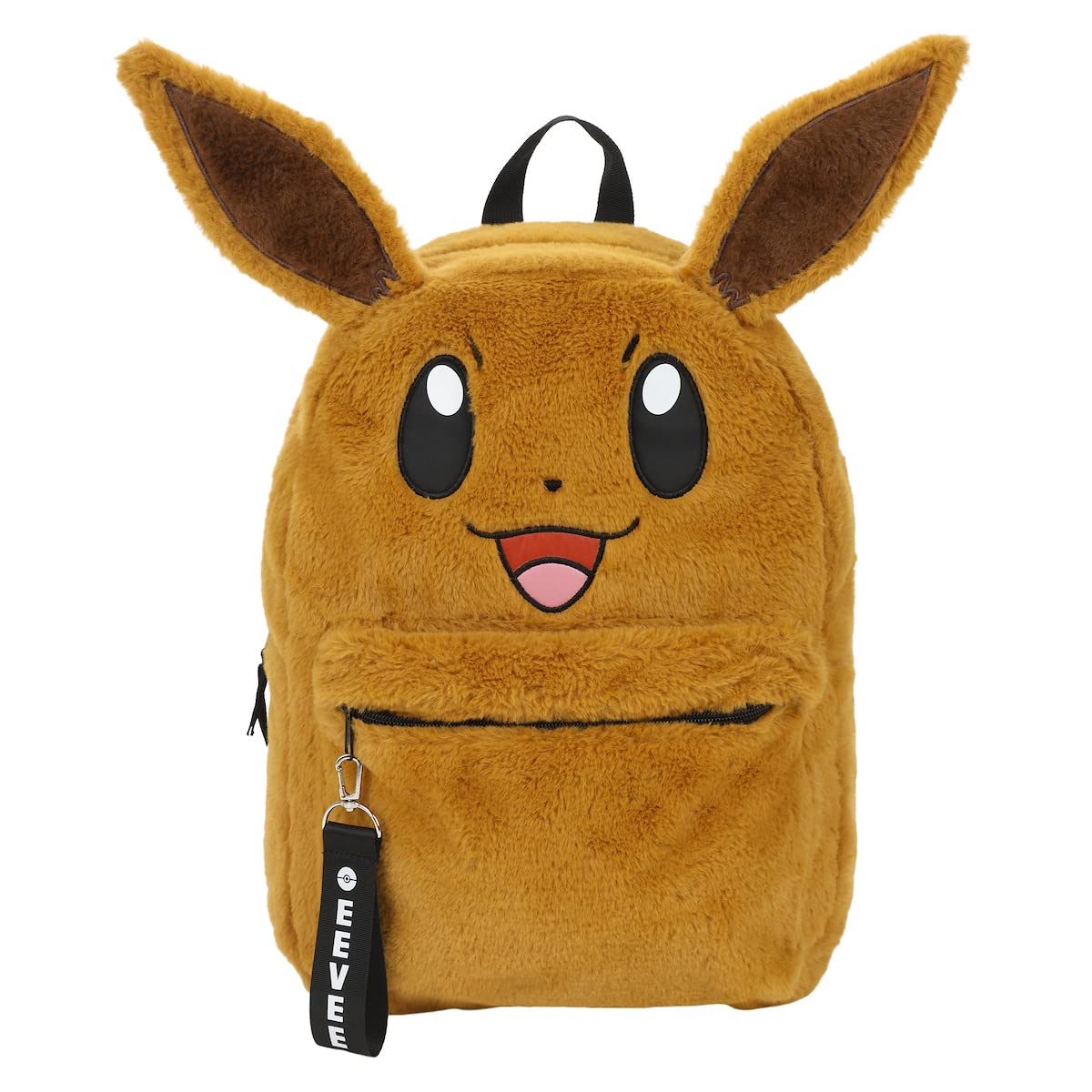 Bioworld Pokemon Plush Eevee 16" Backpack with Chunk Webbing Puller