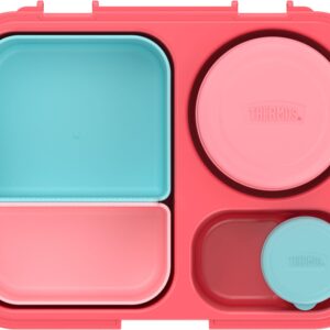 THERMOS Kids Freestyle 8 Piece Food Storage Kit, Pink/Peach