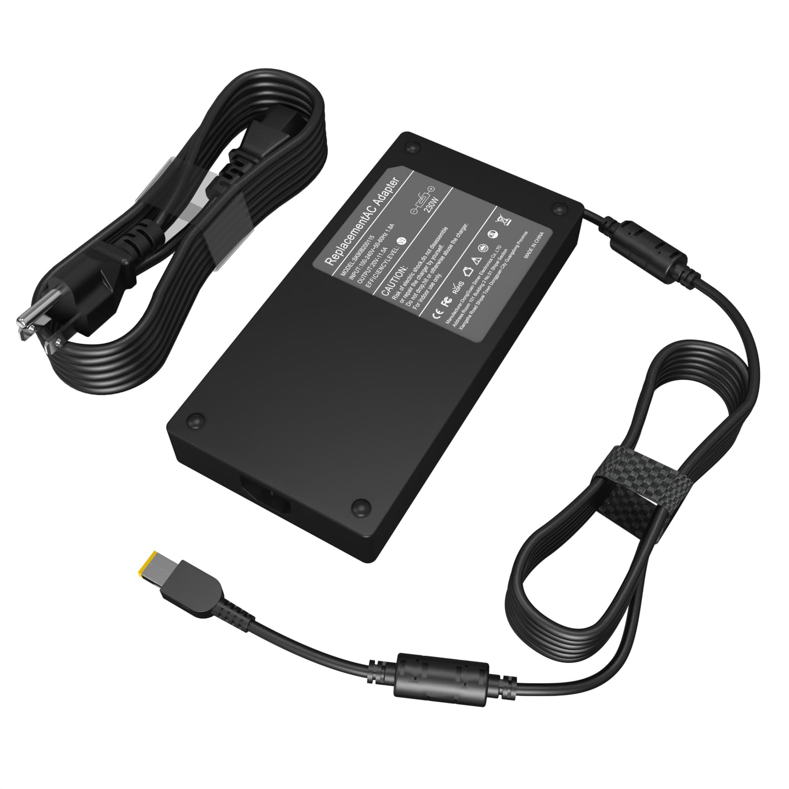 230W AC Adapter for Lenovo Laptop: Lenovo Legion 5 Charger Replacement Lenovo Legion 5i 5 Pro C7 S7 Y540 Y545 Y740 Y920 ThinkPad P73 P72 P70 4X20E75111 ADL230SDC3A ADL230NDC3A ADL230NLC3A Power Cord