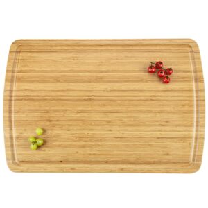 Extra Large Bamboo Cutting Board for Kitchen, 30 x 20 Inch Large Butcher Block Chopping Board with Juice Groove, XXXL Carving Board for Turkey, Meat, Vegetables, BBQ