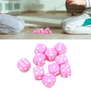 30PCS Dice Set, 16MM Plastic 6 Sided Round Corners Dice Cubes, Polyhedral Dice Set, Premium Rounded Corners Colored Bulk Dice for Classroom Teaching, Board Games, Dices Game ()