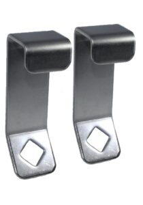 universal cooler lock brackets: designed to fit tie down slot of mid to large rotomolded ice chests (compatible with yeti/rtic coolers) made of stainless steel in the u.s.a. ( pair )