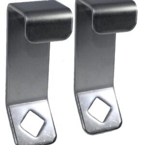 Universal Cooler Lock Brackets: Designed to fit Tie Down Slot of Mid to Large Rotomolded Ice Chests (Compatible with Yeti/RTIC Coolers) Made of Stainless Steel in The U.S.A. ( Pair )