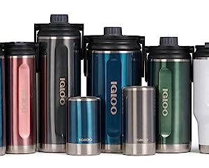 Igloo, 36 OZ Stainless Steel, Twist ‘n’ Chug Bottle, Carbonite