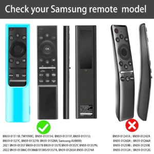 3 Pack Case Compatible with Samsung Smart TV Remote Control, Remote Cover for Samsung Solar Cell Remote 2021/2022 BN59-01357 BN59-01385 BN59-01265A Universal Silicone Skin Sleeve Glow in The Dark