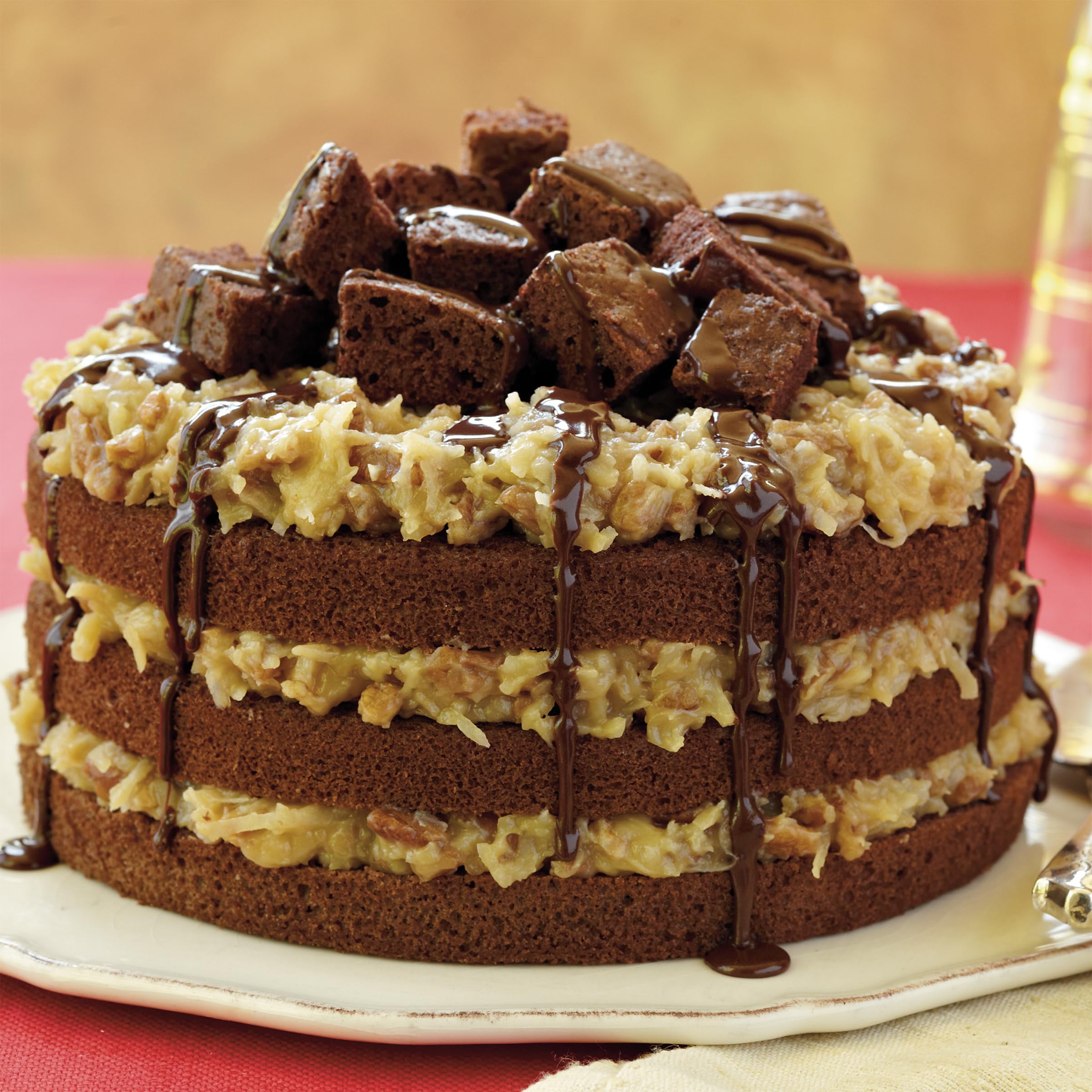 Betty Crocker Delights Super Moist German Chocolate Cake Mix, 13.25 oz. (Pack of 12)