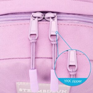 STEAMEDBUN Aesthetic Backpack for Teen Girls, Kawaii Backpack for School, Cute Ita Backpack with Insert(purple)