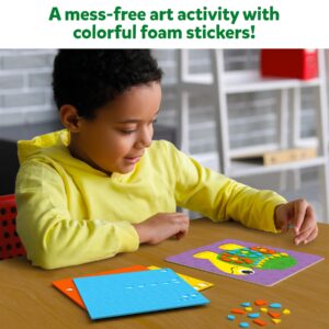 Skillmatics Art Activity - Fun with Foam Animals, No Mess Felt Sticker Art for Kids, Craft Kits, DIY Activity, Gifts for Boys & Girls Ages 3, 4, 5, 6, 7, Travel Toys