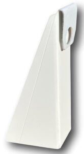 gutter wedge (white, 10 pack) for 6 inch gutters with 3/12 through 5/12 roof pitch