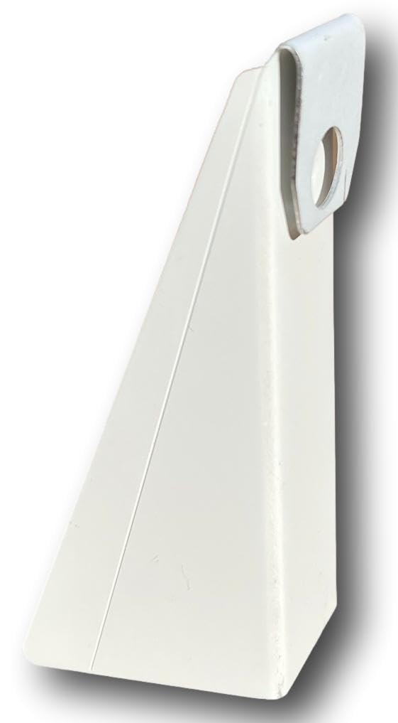 Gutter Wedge (White, 10 Pack) for 6 Inch Gutters With 3/12 Through 5/12 Roof Pitch