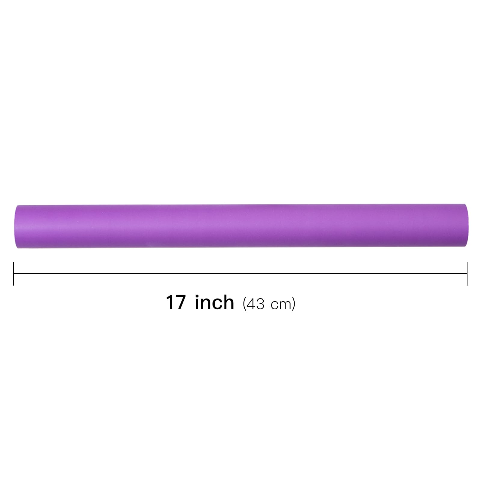 LeZakaa Purple Wrapping Paper Roll - Fluorescent Neon Solid Color Paper for Birthday, Valentine's, Mother's Day, Holiday - 17 inches x 32.8 Feet (47.23 sq.ft.)