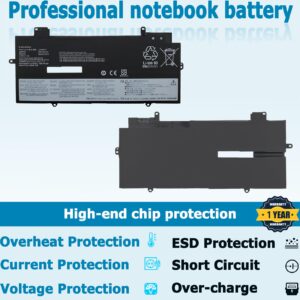 LAQUEENA L20M4P71 Laptop Battery Compatible with Lenovo ThinkPad X1 Carbon 9th 10th Gen X1 Yoga 6th 7th Gen 2021 Series L20C4P71 L20D4P71 L20L4P71 SB10T83217 SB10T83216 SB10T83218 SB10T83215