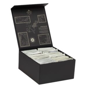 harney & sons heritage wrapped sachet tea chest sampler, 36 wrapped sachets