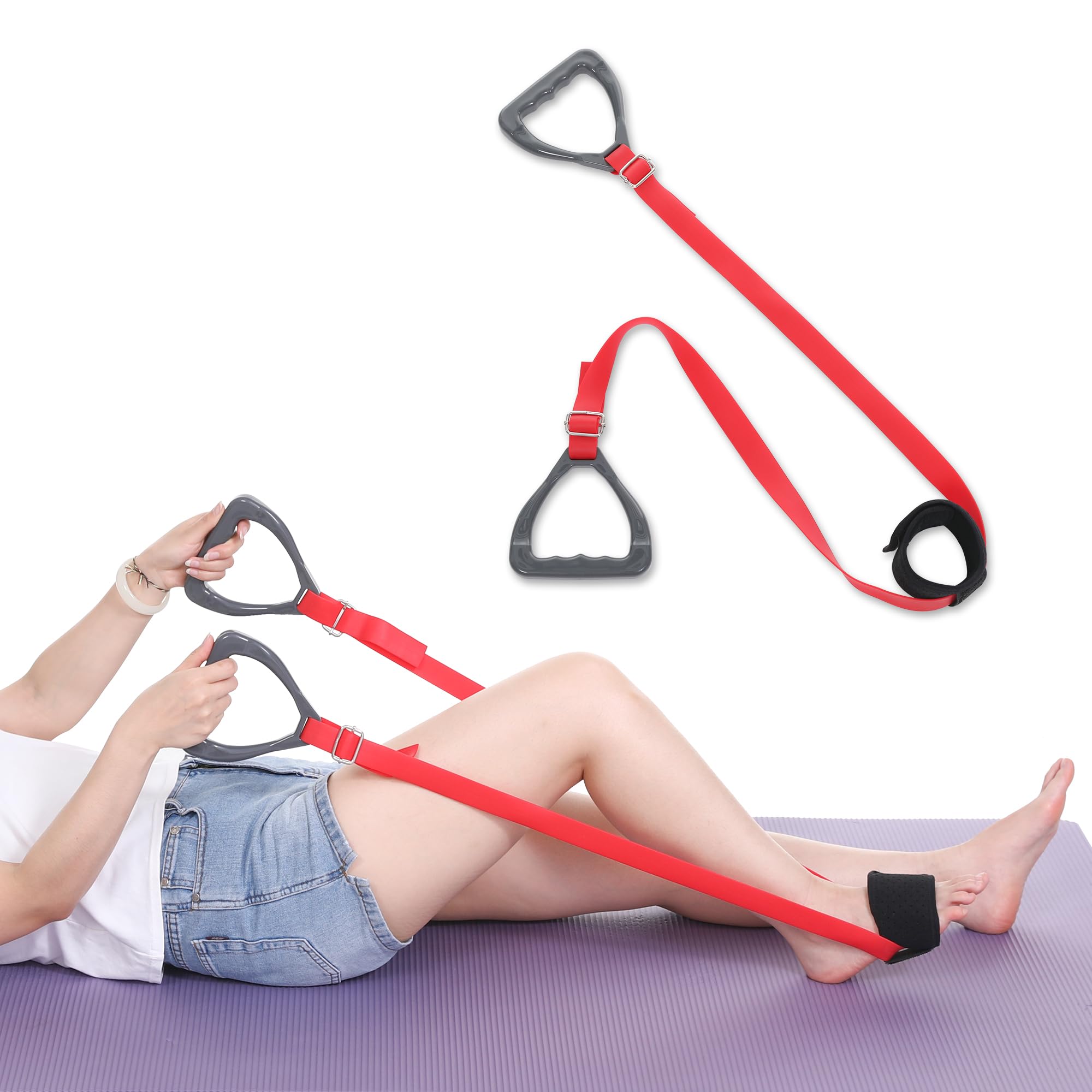 Knee Replacement Recovery Aids -Must Haves After Knee Surgery- Hip/Knee Rehabilitation Equipment, Leg Exercise - Core Flex Knee - Improve Mobility and Flexibility for Knee Pain