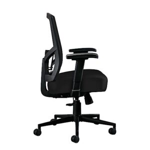 Blue Whale Big and Tall Office Chair 450lbs, Ergonomic High Back Computer Desk Chair for Heavy People with 2D Adjustable Waist Support and Heavy Duty Metal Base Mesh Chair