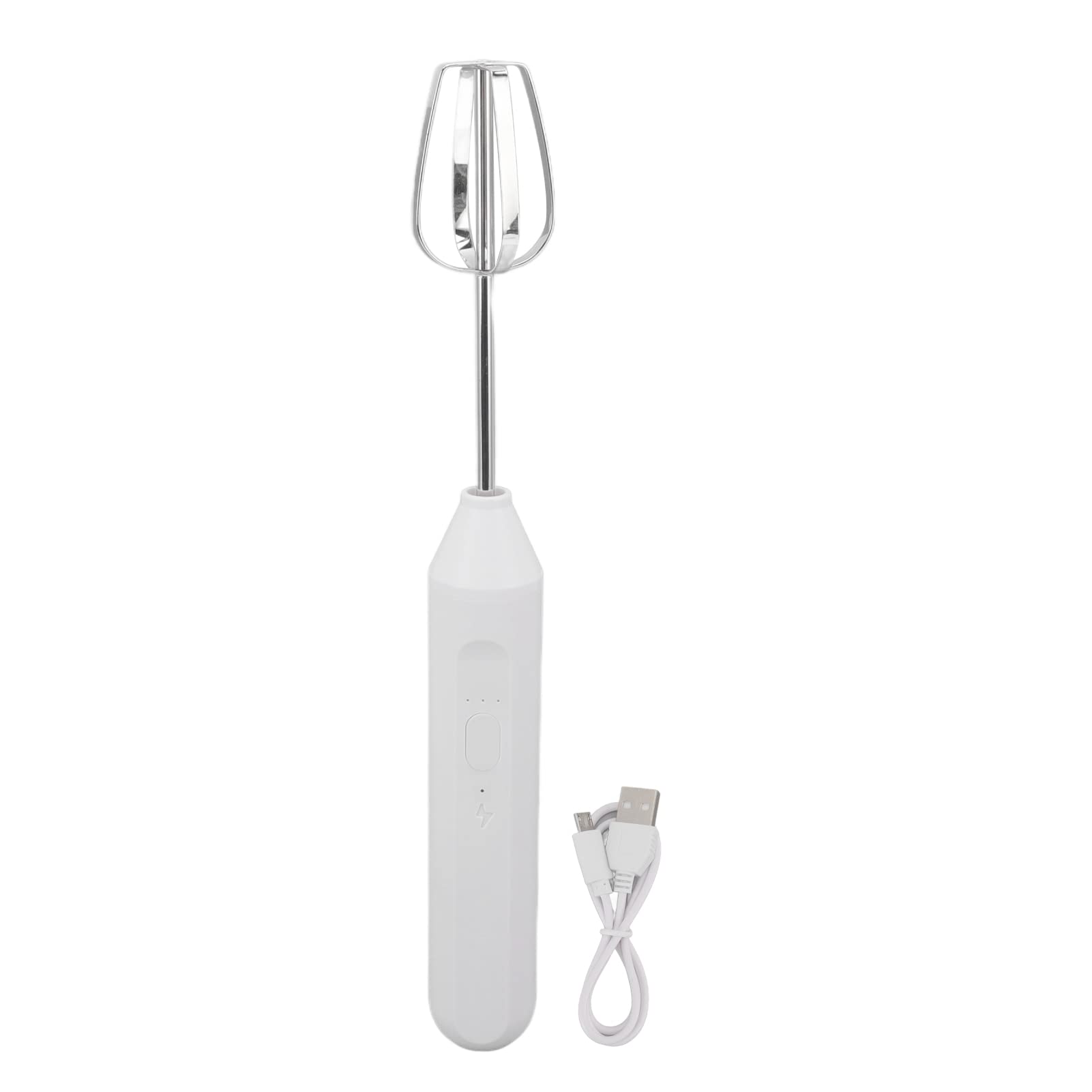 Electric Hand Blender，3 in 1 Immersion Blender Handheld, Beater Electric Milk Frother Coffee Blender Milkshake Blender Foamer Kitchen Tools(White)