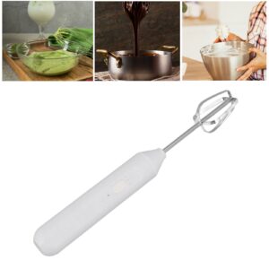 Electric Hand Blender，3 in 1 Immersion Blender Handheld, Beater Electric Milk Frother Coffee Blender Milkshake Blender Foamer Kitchen Tools(White)