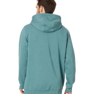 Carhartt Men's Loose Fit Midweight Logo Graphic Sweatshirt, Sea Pine Heather