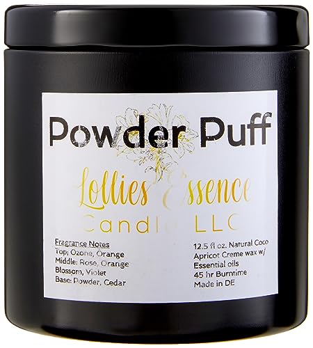 Powder Puff Candle (Large)