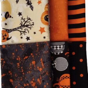 Halloweern Fat Quarter Bundle 6 Pcs