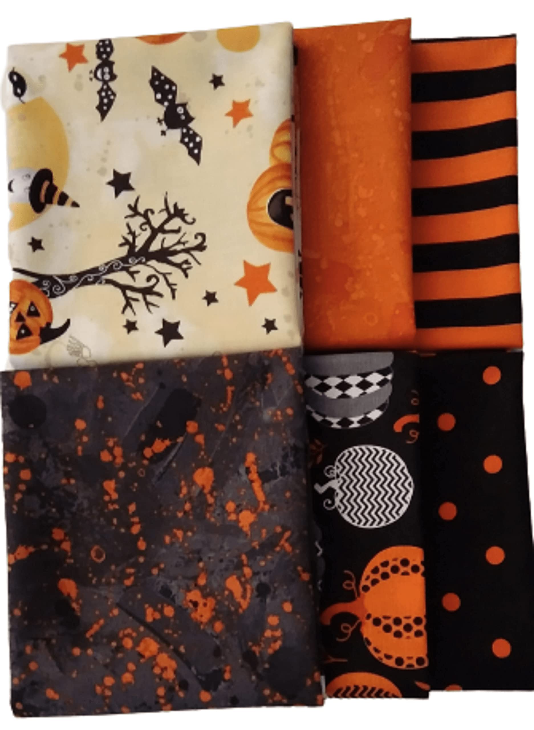 Halloweern Fat Quarter Bundle 6 Pcs