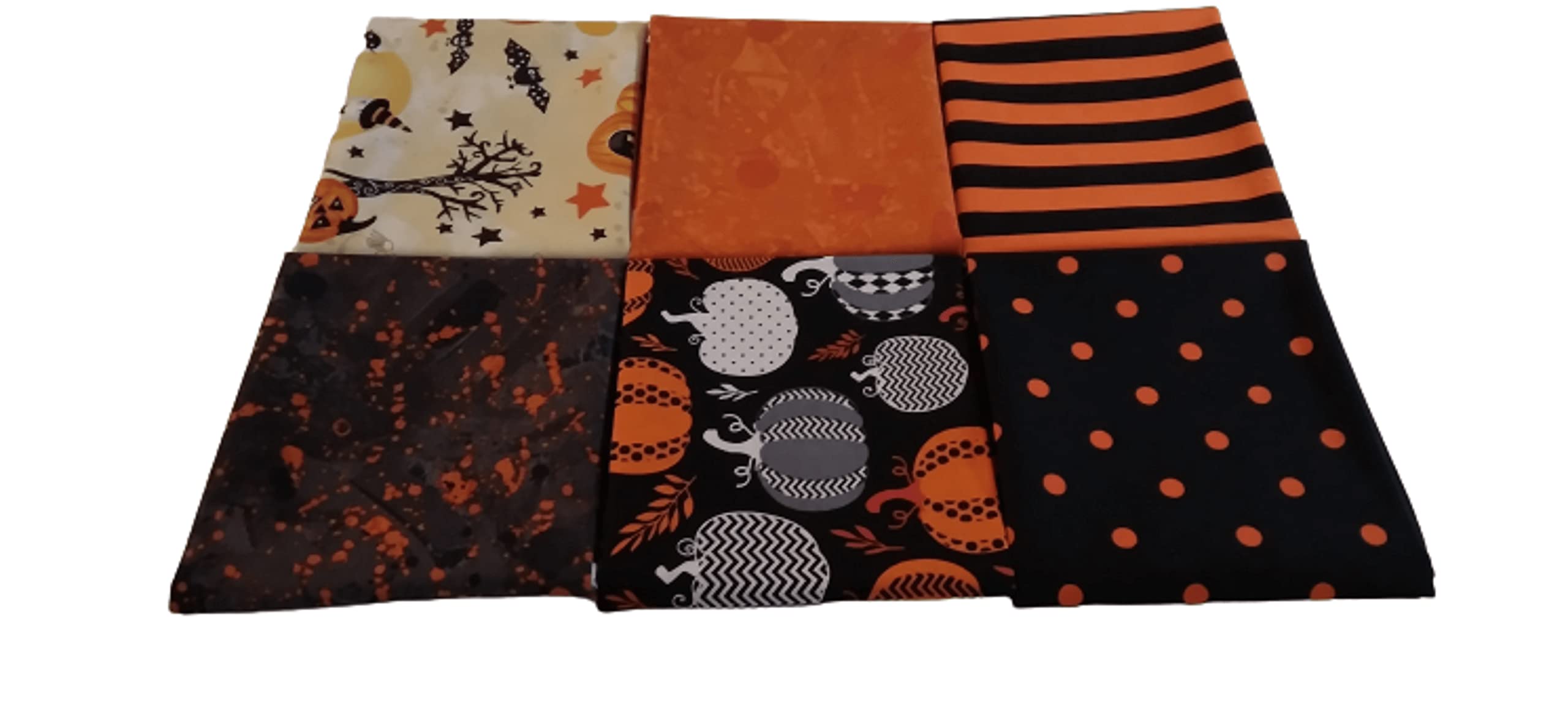 Halloweern Fat Quarter Bundle 6 Pcs