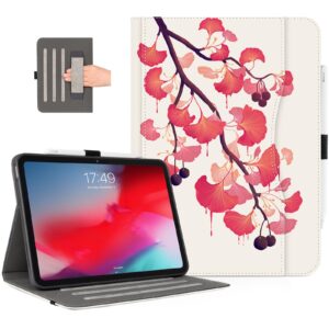 lokigo ipad 10th generation case, 10th gen ipad case, ipad 10.9 case, 10.9 inch ipad case 2022, multi-angle viewing protective stand ipad cover with pencil holder & pocket