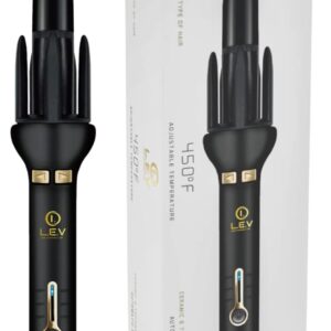 Look Extremely VIP 360 Two Way Rotating Professional Hair Curling Iron Curler - Heatless Hair Curler | Curling Wand | Look Extremely VIP 360 Airflow Styler Curling Iron (Black)