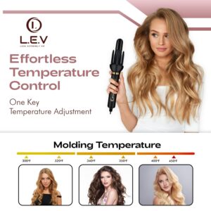 Look Extremely VIP 360 Two Way Rotating Professional Hair Curling Iron Curler - Heatless Hair Curler | Curling Wand | Look Extremely VIP 360 Airflow Styler Curling Iron (Black)