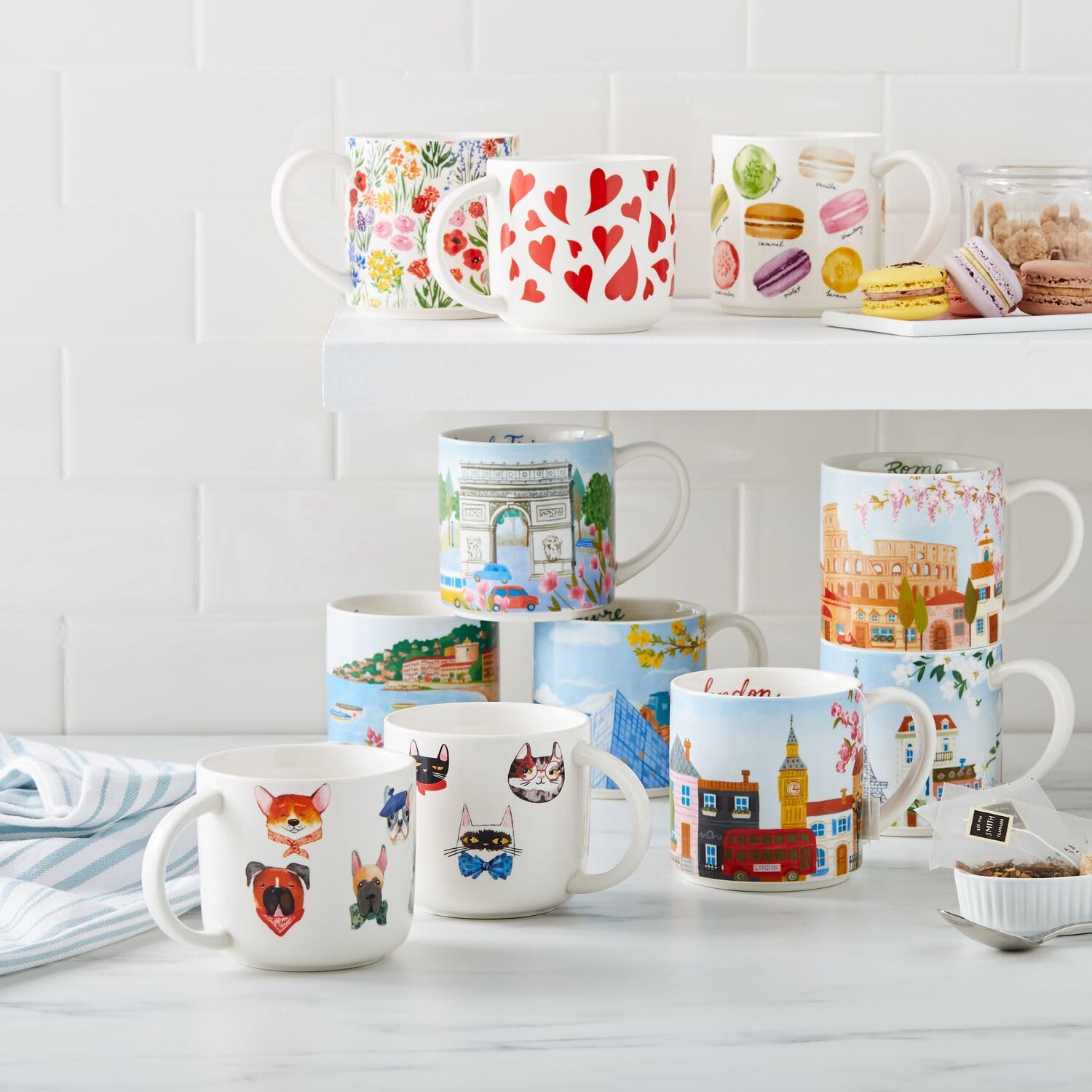 Sur La Table Rome Mug, Multi