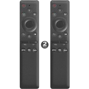 【Pack of 2】 Universal Remote Control for All Samsung TVs, Replacement Samsung Frame Crystal UHD Neo QLED OLED 4K 8K Smart TVs Remote with Netflix, Prime Video, hulu