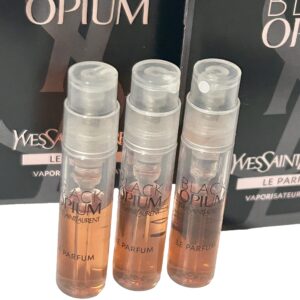 YVES SAINT LAURENT YSL Black Opium LE PARFUM Sample Women Perfume 1.2 ml / 0.04 oz - set of 3