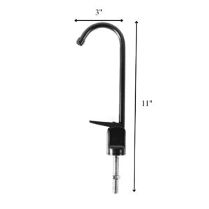 Nick The Fixer Bar Faucets – Luxurious Oil Rubbed Bronze Kitchen Faucet – Durable and Sturdy Water Dispenser Faucet – Epoxy Coated Bar Tap Bar Sink Faucets – Practical Drinking Water Faucet