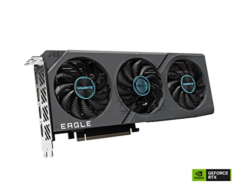 GIGABYTE GeForce RTX 4060 Ti Eagle OC 8G Graphics Card, 3X WINDFORCE Fans, 8GB 128-bit GDDR6, GV-N406TEAGLE OC-8GD Video Card