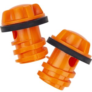 Cooler Drain Plug, 2 Pack Replacement, Orange, Compatible with Yeti Roadie, Tundra, and Tank Coolers and RTIC Coolers