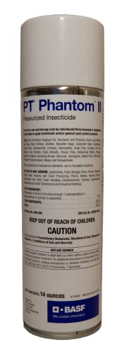 BASF 31461-12 CASE PT Phantom II 14oz Presurized Insecticide, White