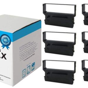 SuppliesMAX Compatible Replacement for CIGR0170 Black P.O.S. Printer Ribbons (6/PK) - Replacement to Citizen IR-61B