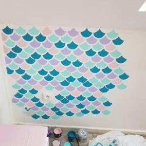 Geometric Stencils for Crafts Reusable Dots Star Stencil Brick Templates Honeycomb Stencils for Painting on Wood Wall Scrapbooking Cookie Furniture Floor Decor