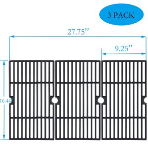 Dyna Glo DGF493BNP 70-01-273 Grill Grates 70-05-104 Wheels Grill Replacement Parts for Dyna Glo DGH474CRP DGB494SPB DGB495SDP-D, 3pcs Grill Grates or 2pcs BBQ Wheels