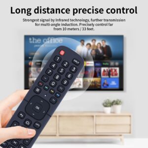 ERF2G60H Sub ERF2K60H Replacement Voice Remote Control Compatible for Hisense Android TV 32H5500G 32H5510G 43H5500G 43H5510G 43H5580G 55H6570G 75H6570G 55H9G