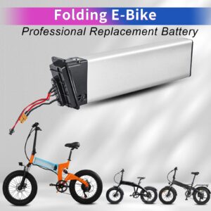 YLuBik Folding E-Bike Battery - 48V 10Ah,Electric Bike 480Wh Li-ion Battery,Professional Replacement Battery with Conversion Kit,Ebike Motor Max Power 350W