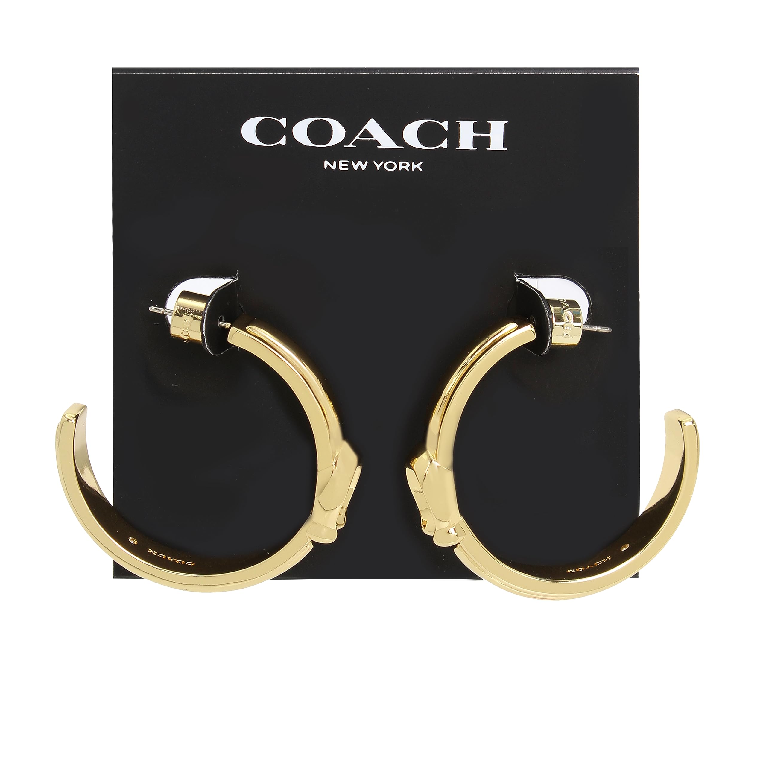 Coach Women's Signature Tabby Hoop Earrings